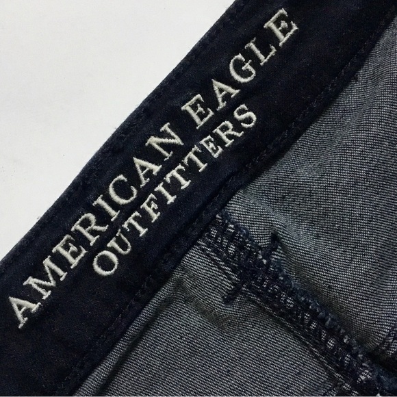 American Eagle Outfitters High-Waisted Cut Off Denim Jean Shorts - Picture 6 of 9